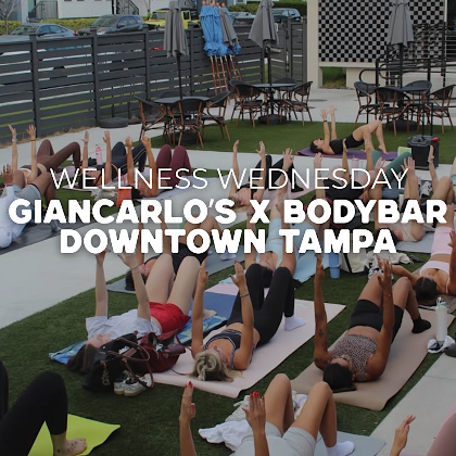 Pilates on the Patio | Giancarlo's x BODYBAR x Bloom Energy