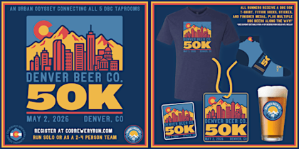 Denver Beer Company 50k Run | Solo or Relay | Co Brewery Running Series