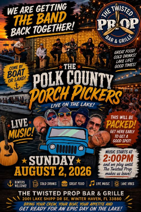 The Polk County Porch Pickers at The Prop!