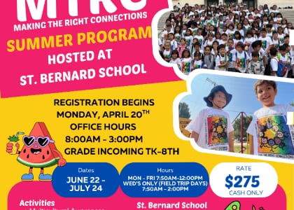 Making The Right Connections (MTRC) Summer Program - Glassell Park