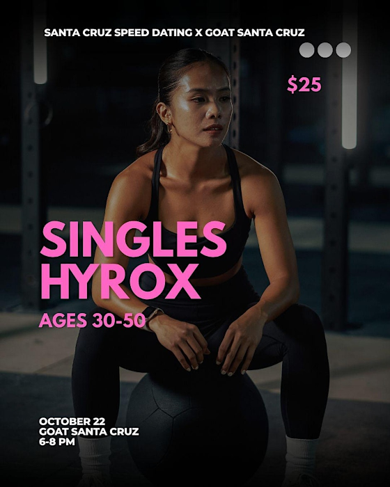 Singles HYROX (Speed Dating- Workout Edition) AGES 30-50