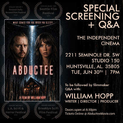Abductee Film + Q&A: One Night at The Independent