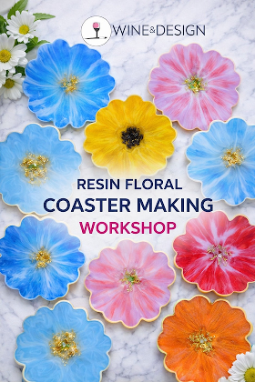 Floral Resin Coaster Workshop