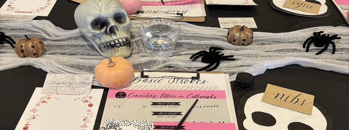 Sip & Script: Modern Calligraphy & Pumpkin Lettering for Beginners