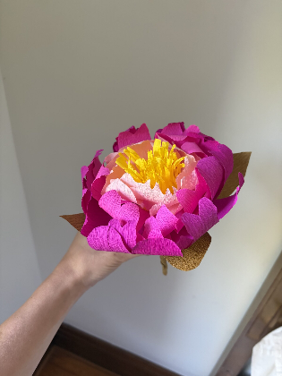 Paper Peonies: Faux Flower Making Workshop