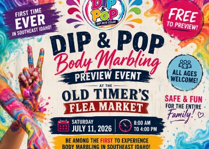 Free Body Marbling Preview at Old Timer's Flea Market