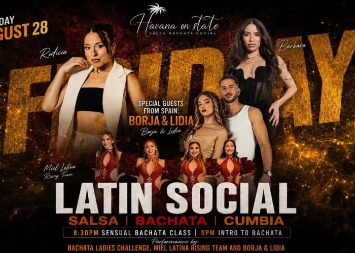 Beginner Bachata Dance Class + Social Dancing!