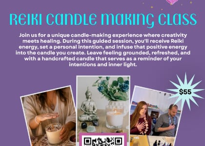 Reiki-infused Candle Making Class