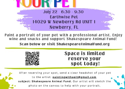 Paint a Portrait of Your Pet