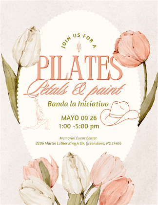 Pilates, petals & Paint