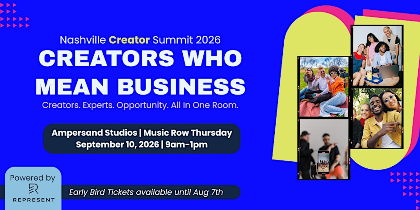 Nashville Creator Summit powered by Represent