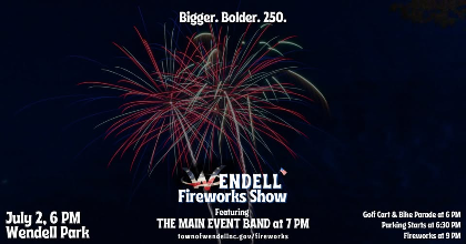Wendell Fireworks Show 2026