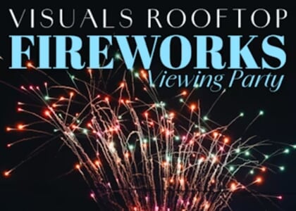 VISUALS Rooftop Fireworks Party