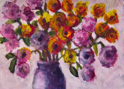 JUNE 18TH | INTUITIVE FLORAL PAINTING WITH WILLIAM ARAUJO