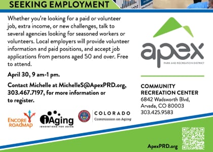 Free Job & Volunteer Fair and Career Education Sessions for Coloradans 50+
