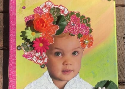 Mixed Media Portrait Collage