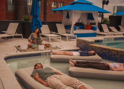 Floating Frequencies: Poolside Soundbath Series