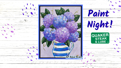 Summer Hydrangea Paint Night