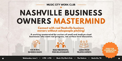 Nashville Business Owners Mastermind