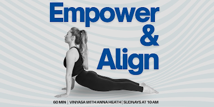 Empower & Align - 60 Min Vinyasa at Volta Cafe