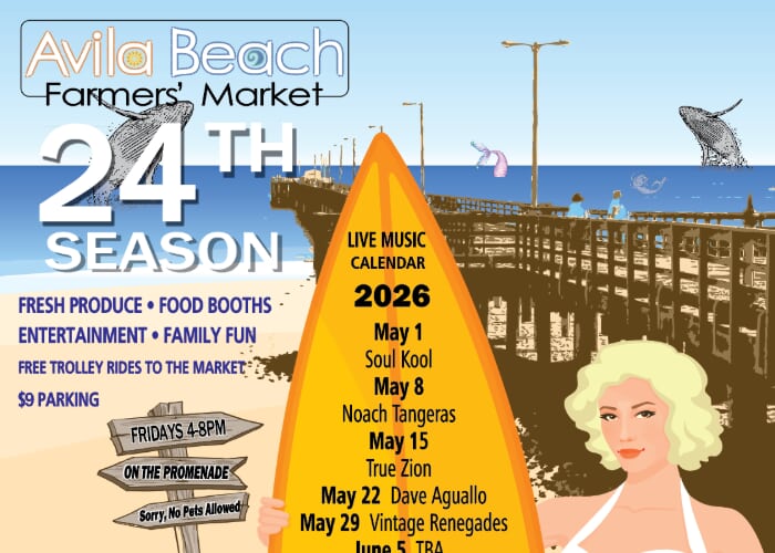 Avila Beach Farmers Market: Live Music TBA