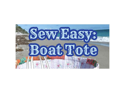 Sew Easy: Big, Boat Tote