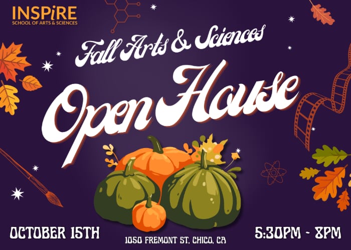 Inspire's Fall Arts and Sciences Open House