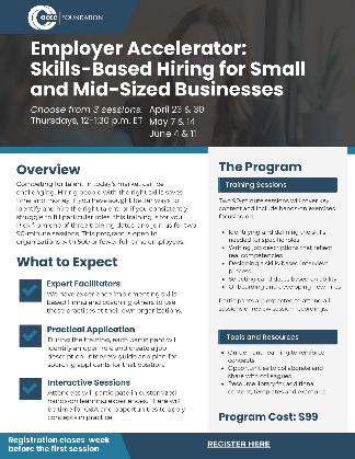 Skills-Based Hiring: Employer Accelerator
