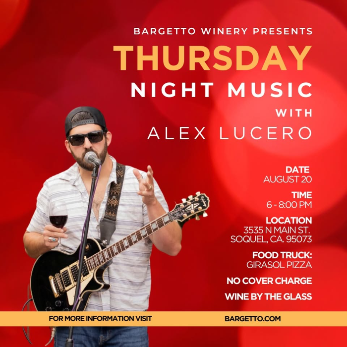 Alex Lucero LIVE at Thursday Night Music!