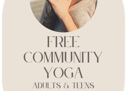 Donation Community Yoga at Inspired Minds by Willow Gardens Yoga