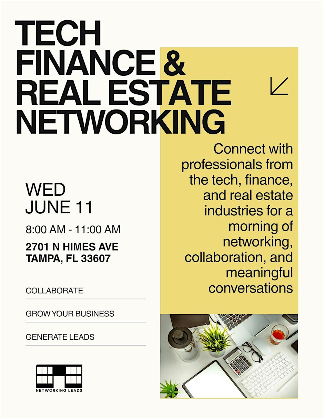 Tech, Finance & Real Estate Networking