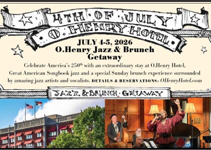 4th of July Jazz & Brunch Package at O.Henry Hotel