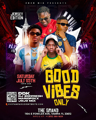 Good Vibes Only Tampa (Jersey Edition)