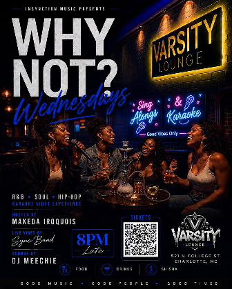 Why Not? Wednesdays : Karaoke  Night  W/Sync Band