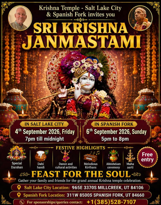 Janmashtami - Sri Krishna's Appearance Day