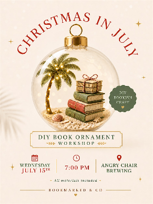 Christmas in July - DIY Bookish Ornaments