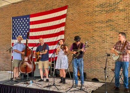 Whitewater Bluegrass Concert with Picnic and Family Fun