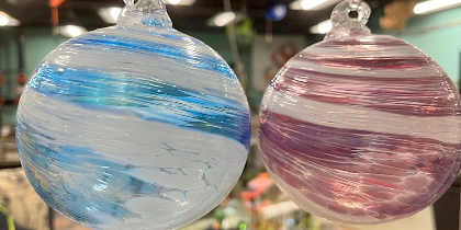 Christmas in July Glass Ornaments Workshop