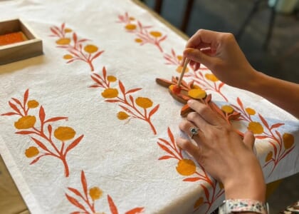 Printed by Hand: A Summer Block Printing Workshop