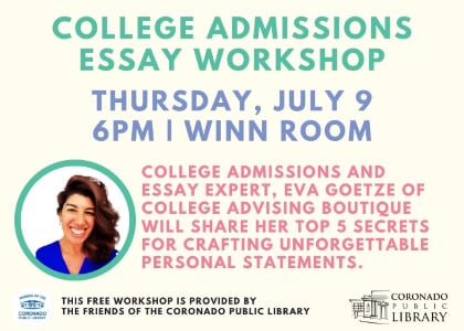 College Admissions Essay Workshop