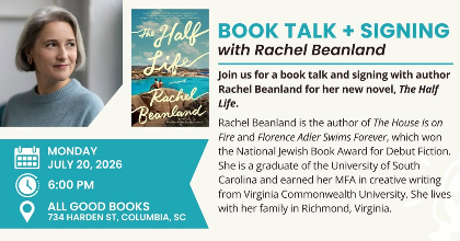 Book Talk + Signing with Rachel Beanland: "The Half Life