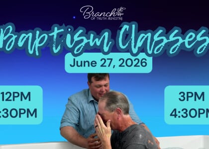 Baptism Classes