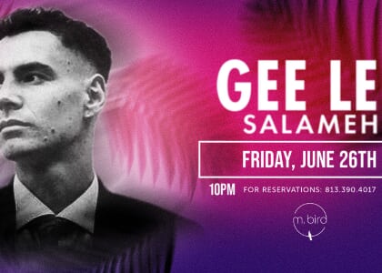 Special Guest DJ Gee Lee at M.Bird