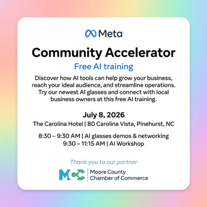 Community Accelerator AI Training, Hosted by Meta