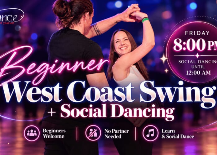 Beginner West Coast Swing + Social Dancing!