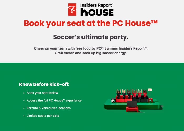 PC House - Soccer's ultimate party