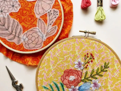 Make and Create: Embroidery with Stencils