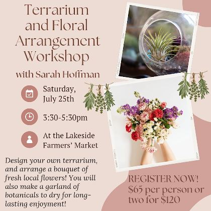Terrarium and Floral Arrangement Workshop