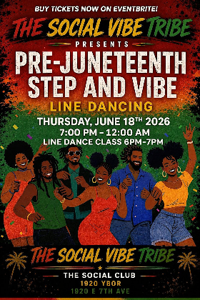 Pre-Juneteenth Step and Vibe Line Dancing