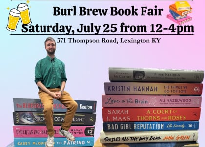 Book Sale at Burl Brew by FOL